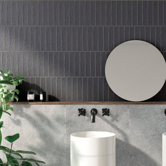 Aurora Antracita Matt Porcelain Tile 250x50mm