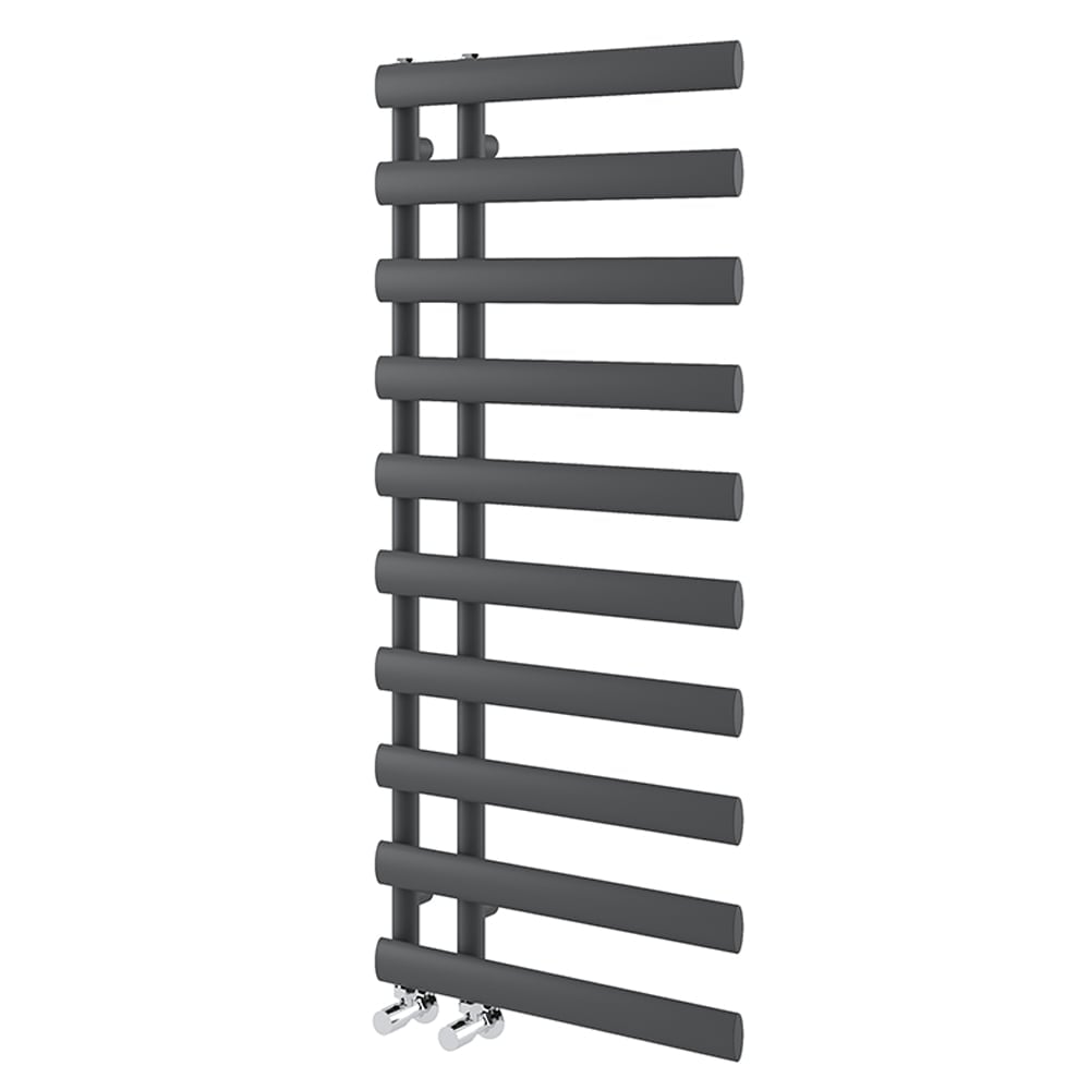 Dunwell Grey Designer Heated Towel Rail 1140x500mm