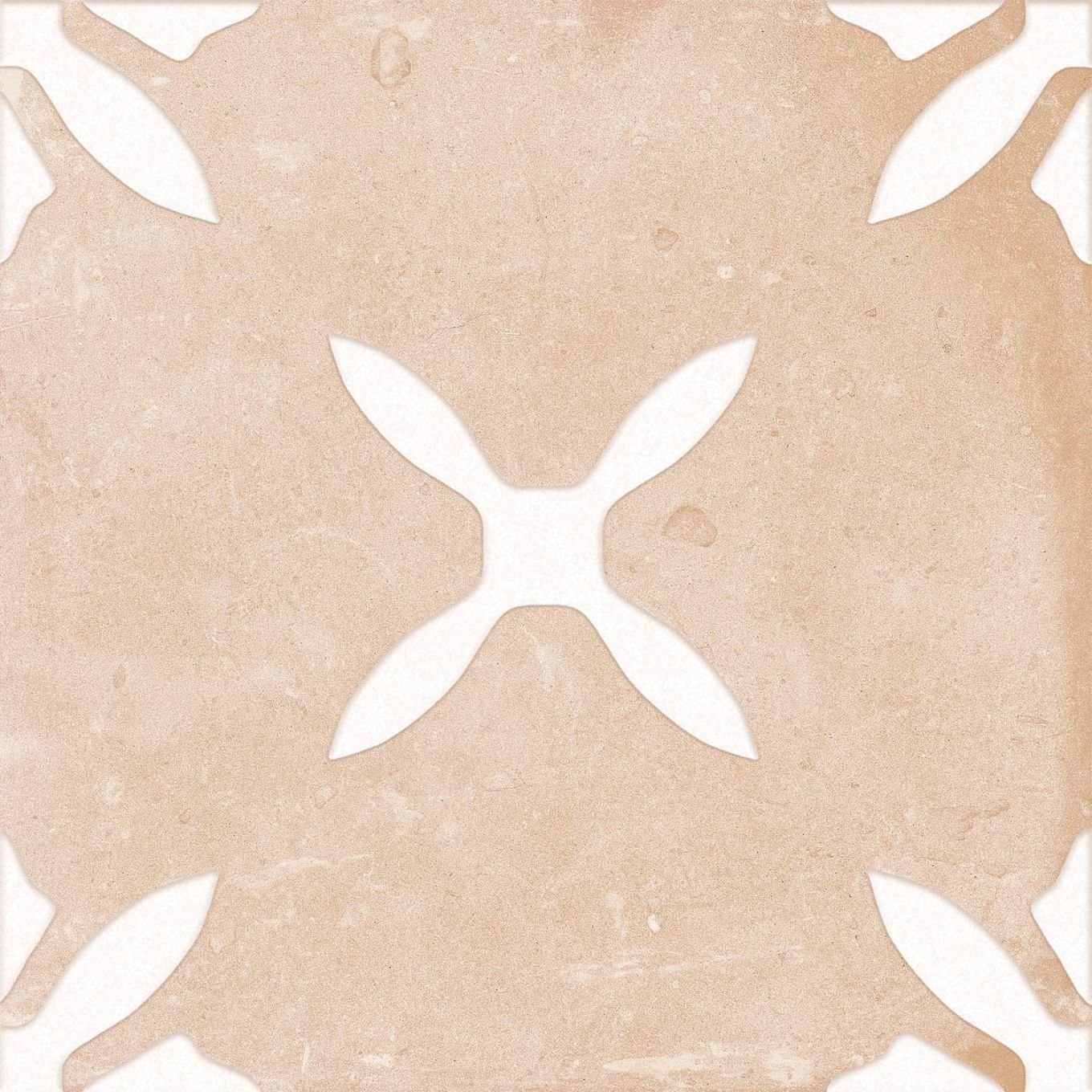 Pedro Sand Decor Flower Matt Porcelain Tile 223x223mm