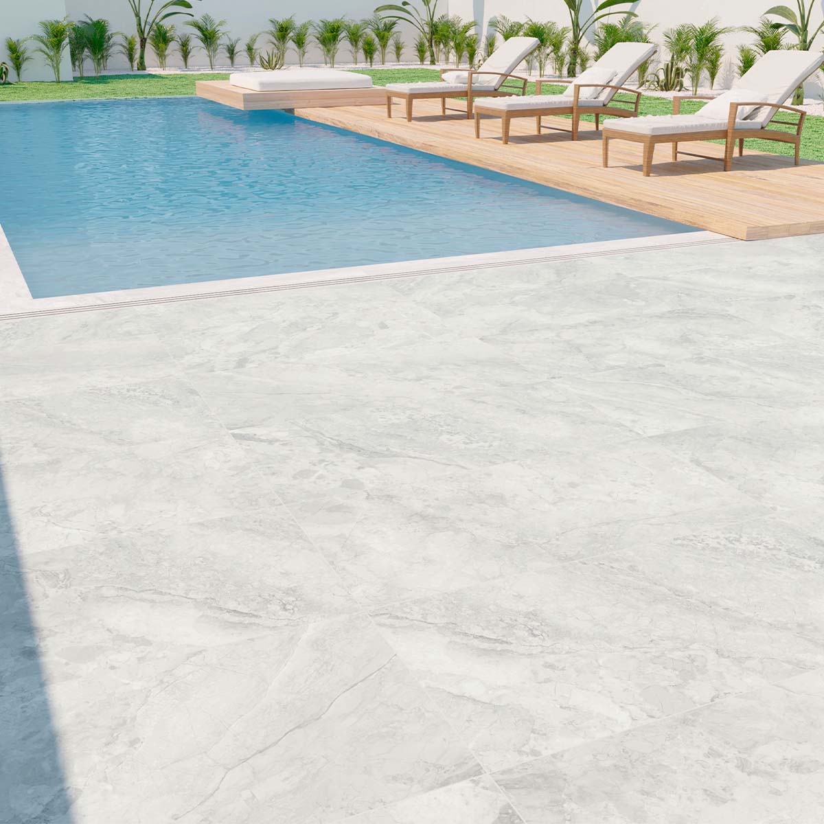 Delilah Cloud Matt Porcelain Tile 600x1200mm