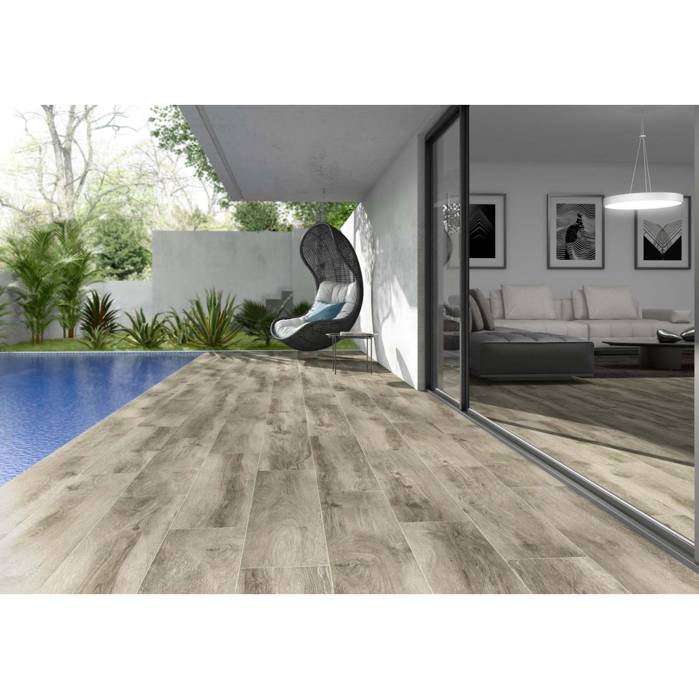 Forest Olivo Wood Effect Matt Porcelain Tile 250x1000mm