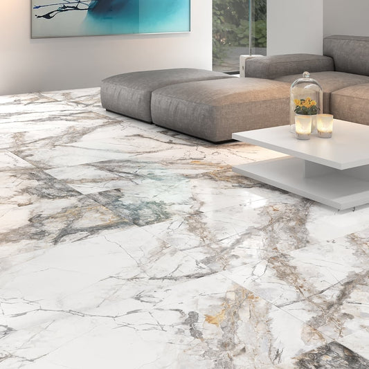 Fabulosa™ Marble Gloss Porcelain Tile 600x1200mm