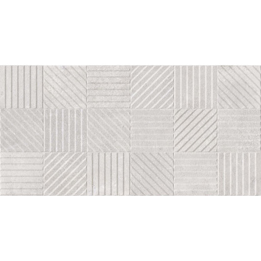 Reno Tac Blanco Textured Porcelain Tile 900x450mm