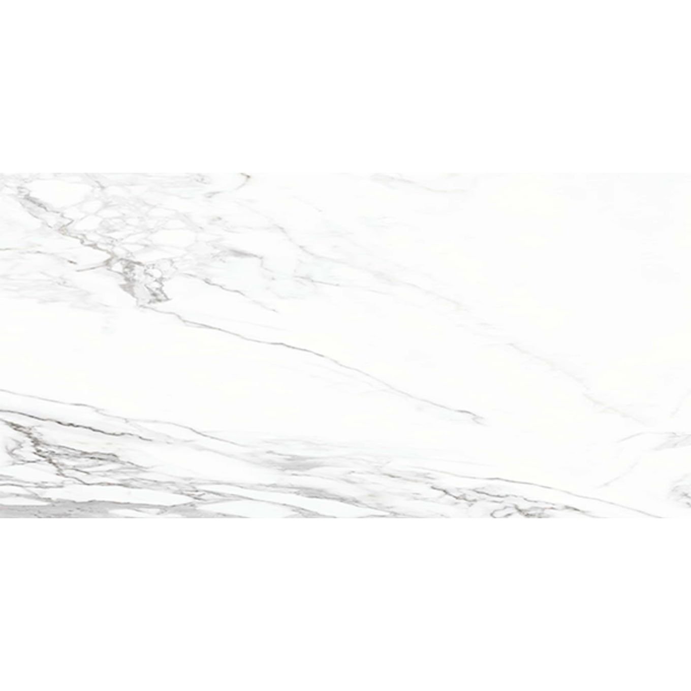 Infinite White Gloss Porcelain Tile 300x600mm