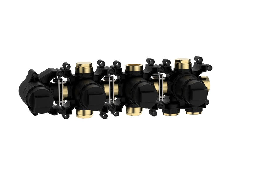 Module MPRO Push 2 Outlet Shower Valve with Handset