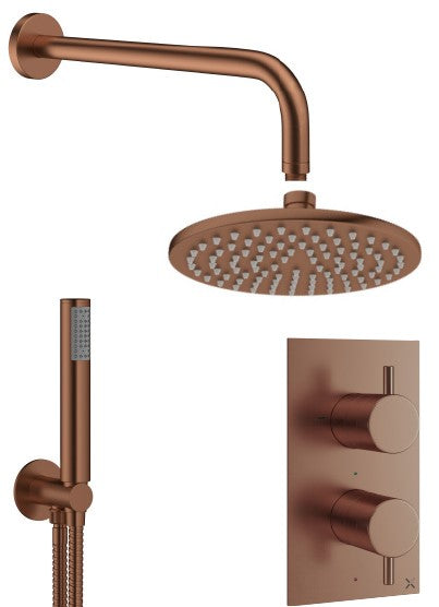 MPRO 2 Outlet 2 Handle Shower Bundle