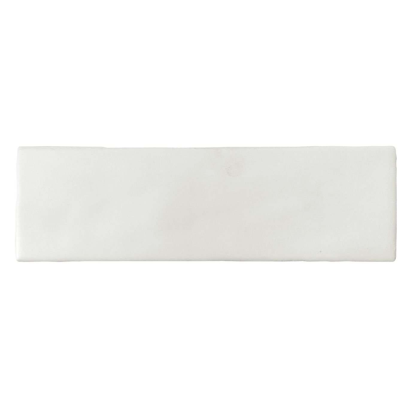 Borneo Soft White Matt Porcelain Tile 65x200mm