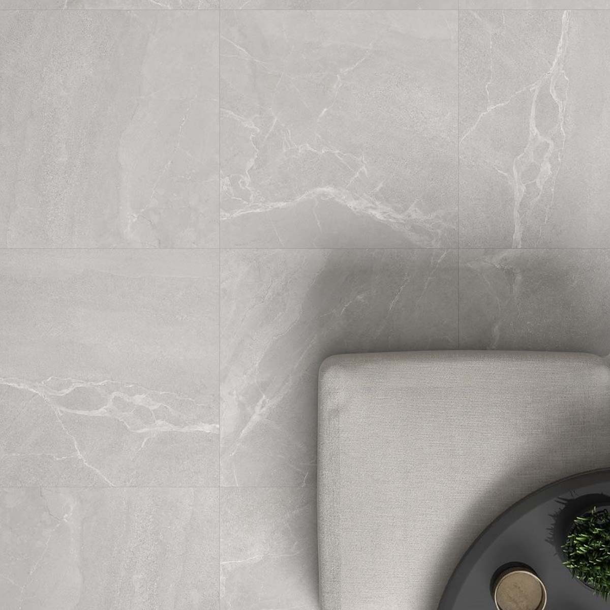 Bussang Gris Stone Semi-Polished Porcelain Tile 900x900mm