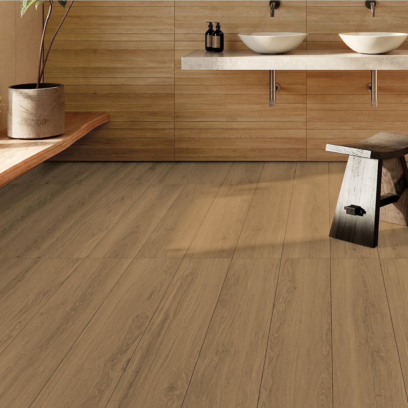 Towerhouse Honey Matt Porcelain Wood Tile 1510x240mm