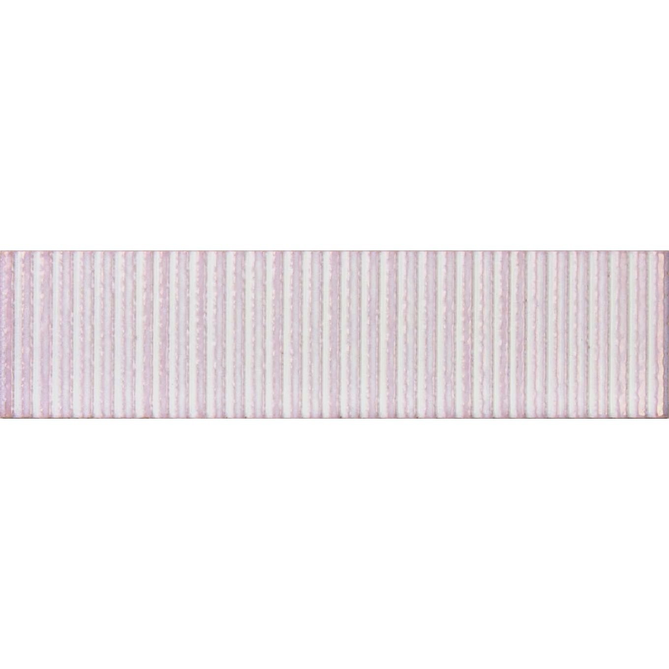 Canillo Pink Gloss Ceramic Brick Tile 300x75mm