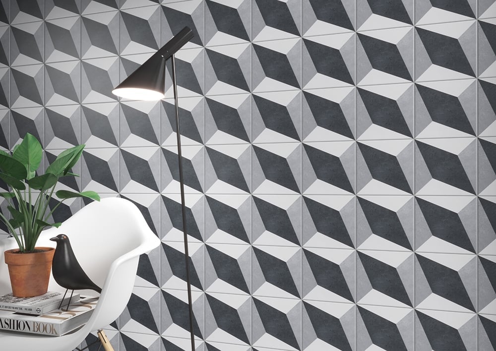 Palermo Mix 4 Matt Porcelain Tile 200x200mm