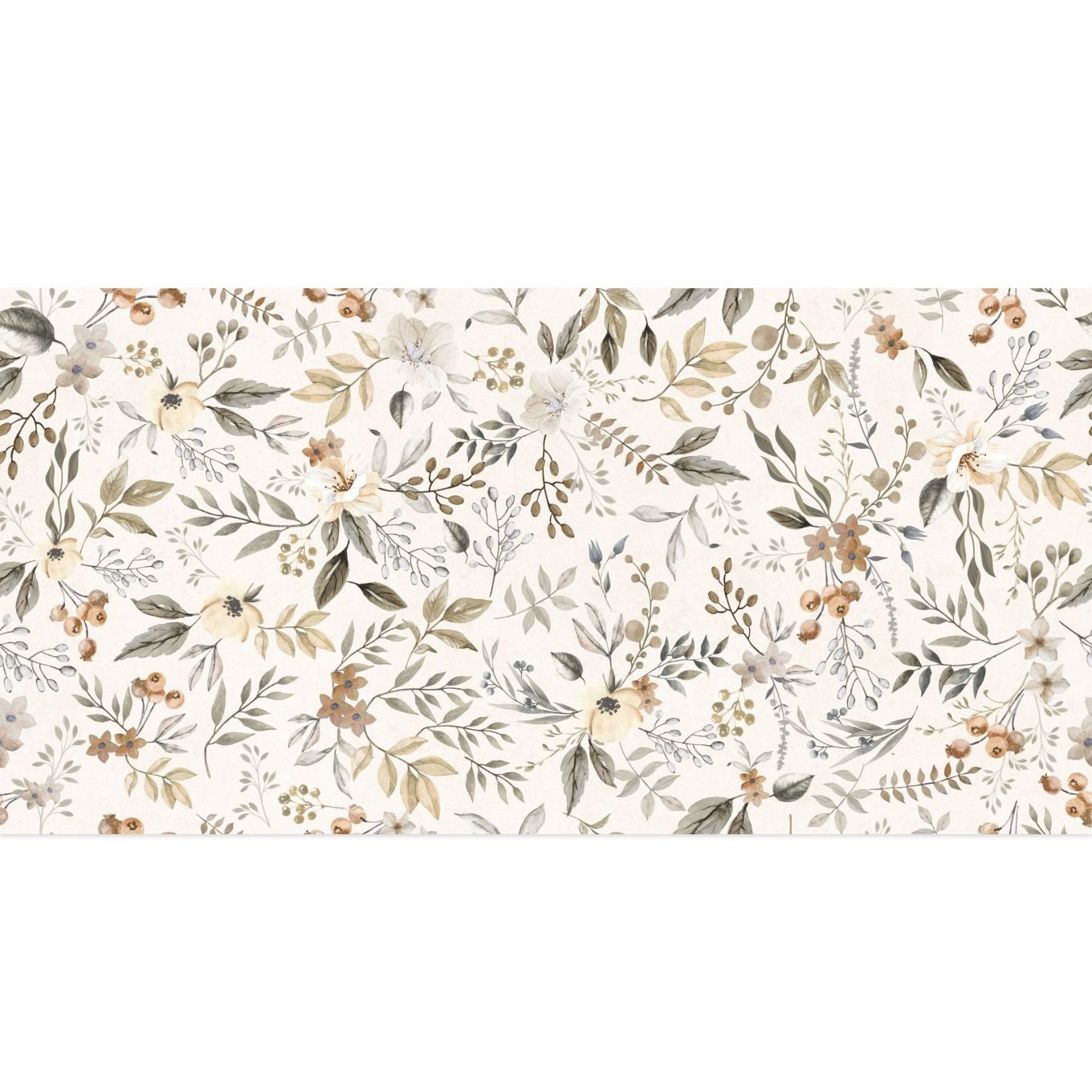 Bonito Autumn Floral Matt Porcelain Tile 1200x600mm