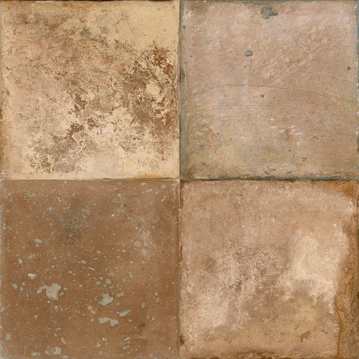 Attica Brown Matt Ceramic Terracotta Tile 450x450mm