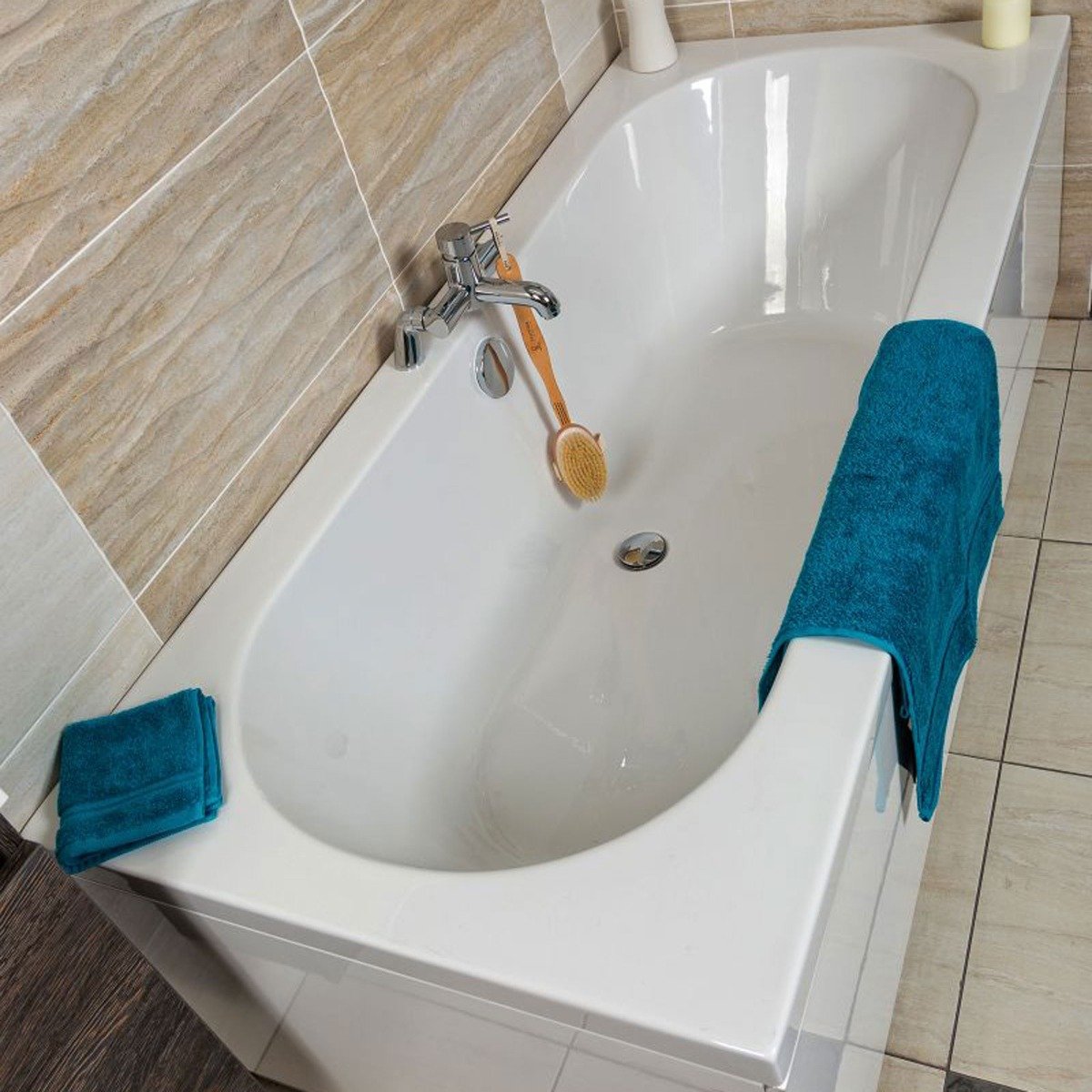 Ollerton Double Ended Standard Acrylic Bath 1700x700mm