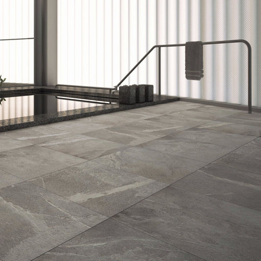 Magi Anthracite Porcelain Tile 495x495mm