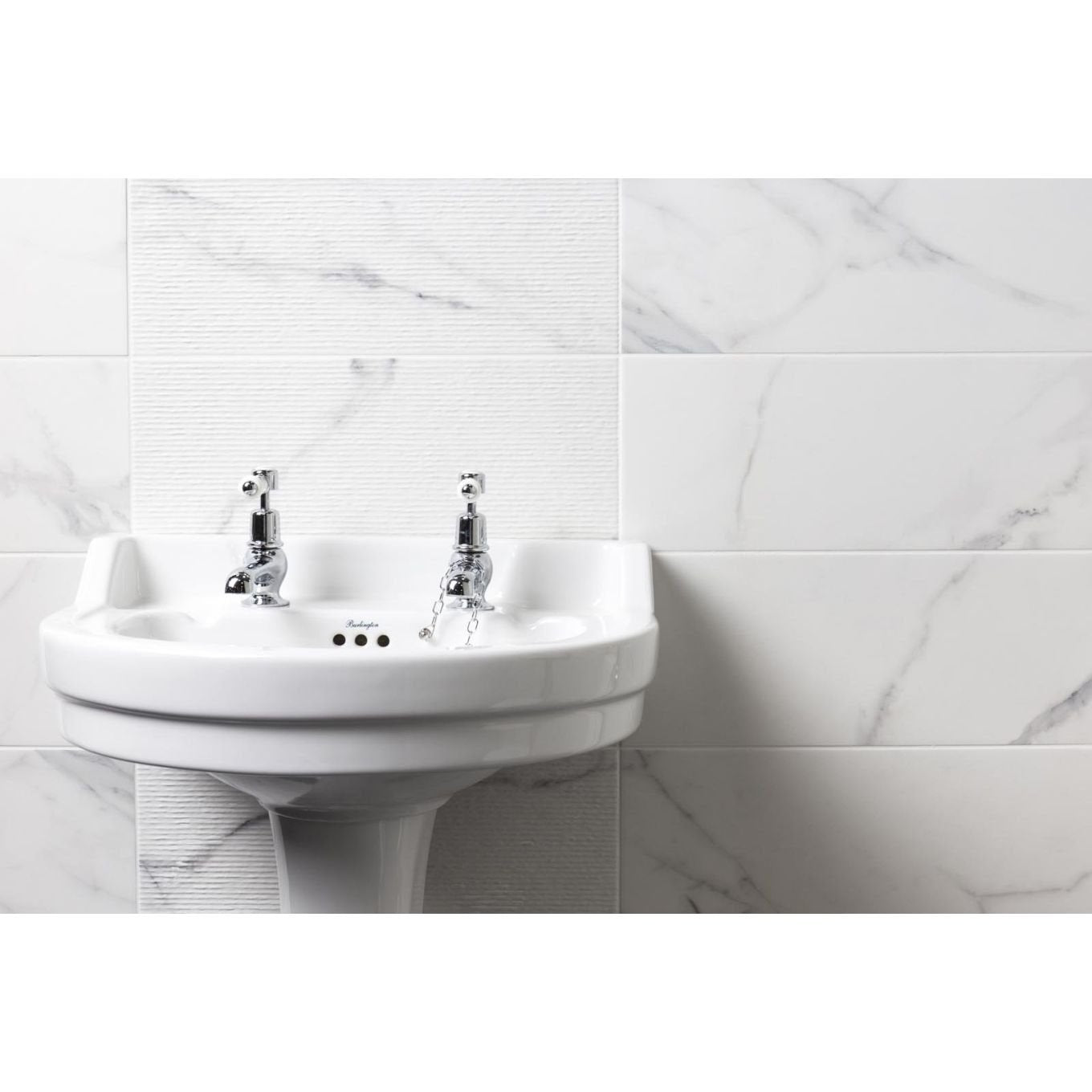 Marble Blanco Semi-Lappato Ceramic Tile 200x500mm