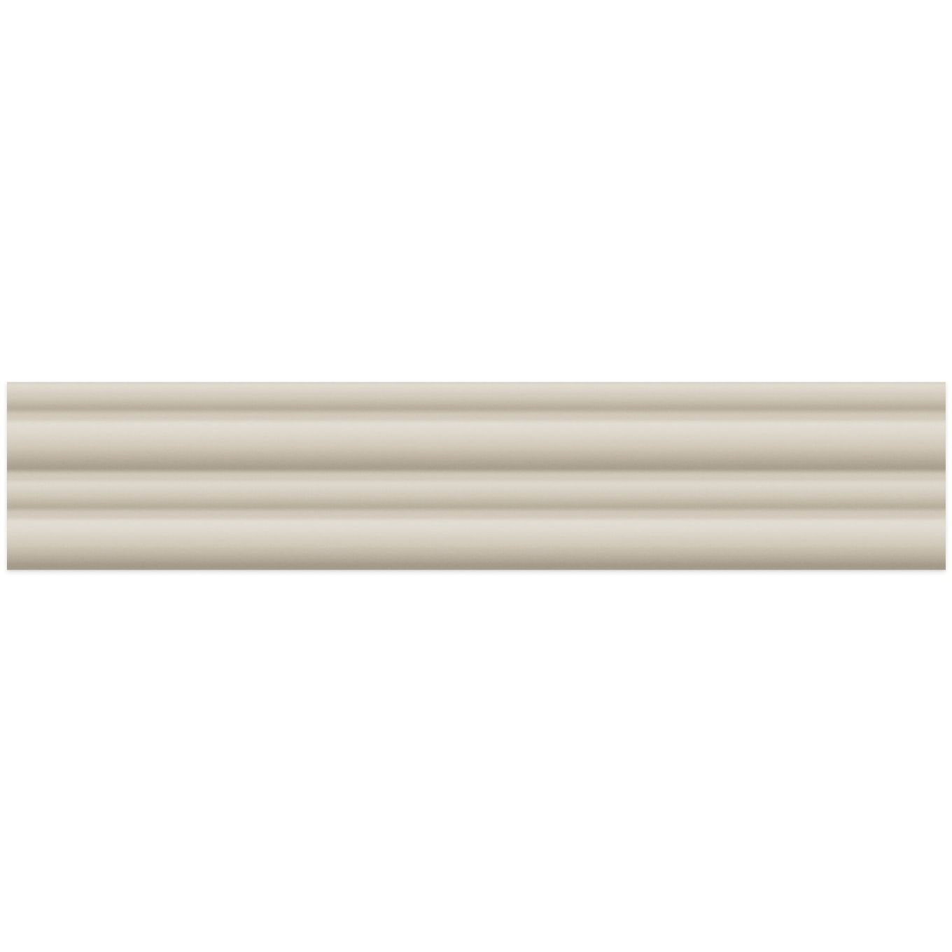 Prism Ribbed Sand Matt Ceramic Brick Tile 200x50mm