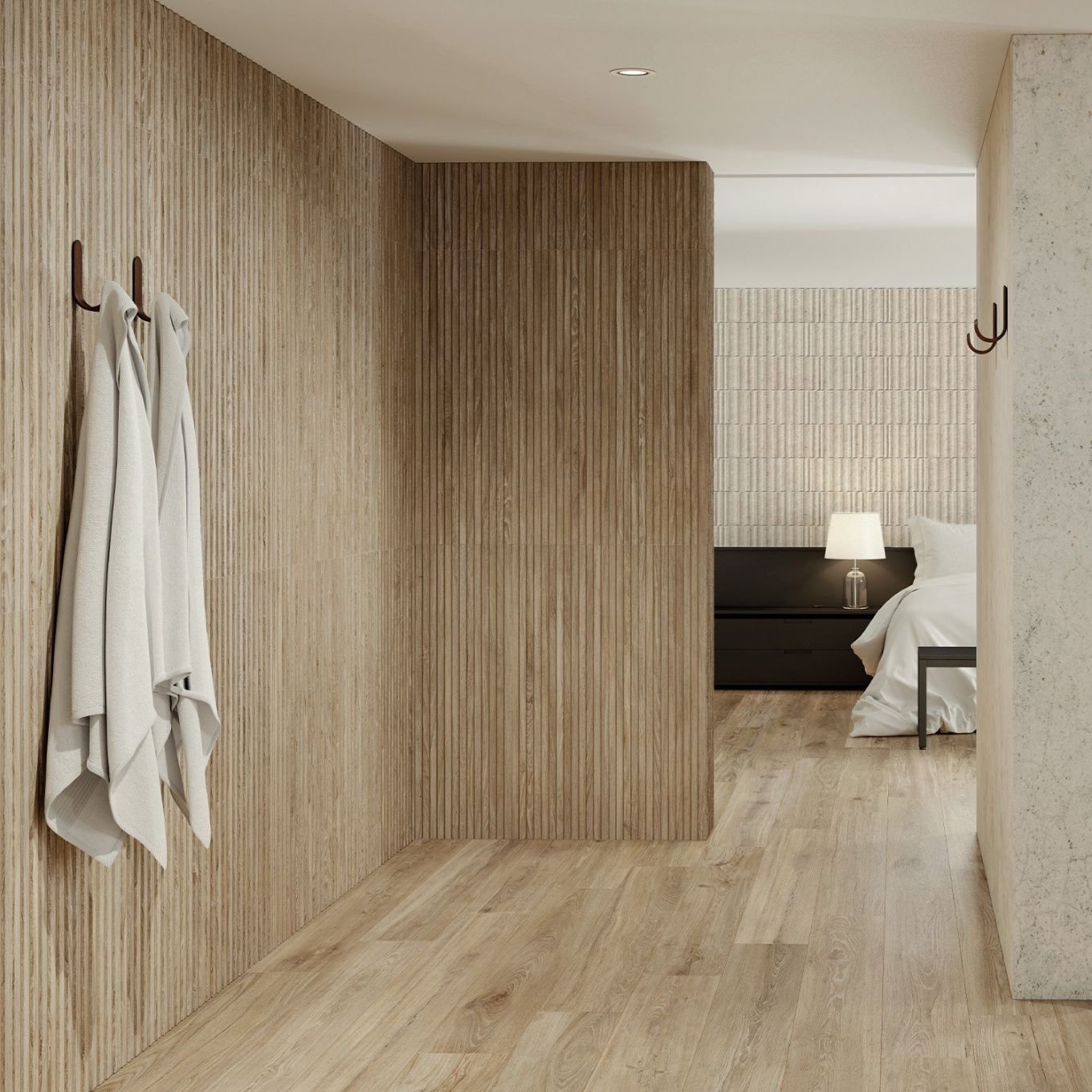 Matterhorn Taupe Decor Matt Ceramic Tile 1000x333mm