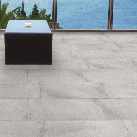 Porta Taupe Porcelain Stone Effect Tile 300x600mm
