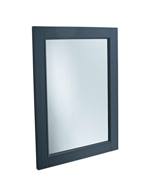 Tavistock Lansdown Wooden 800mm Framed Mirror - Matt Dark Grey