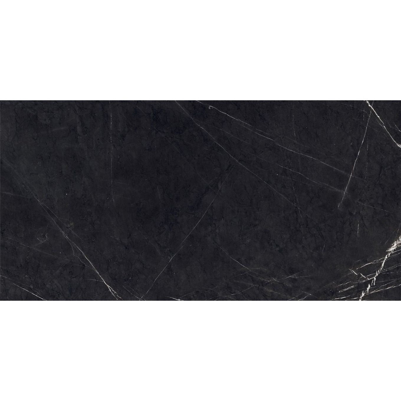 Magnito Black Marble High Gloss Porcelain Tile 1200x600mm