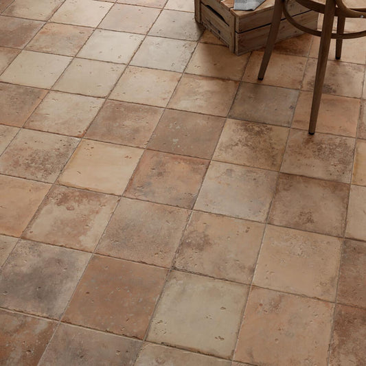 Attica Brown Matt Ceramic Terracotta Tile 450x450mm