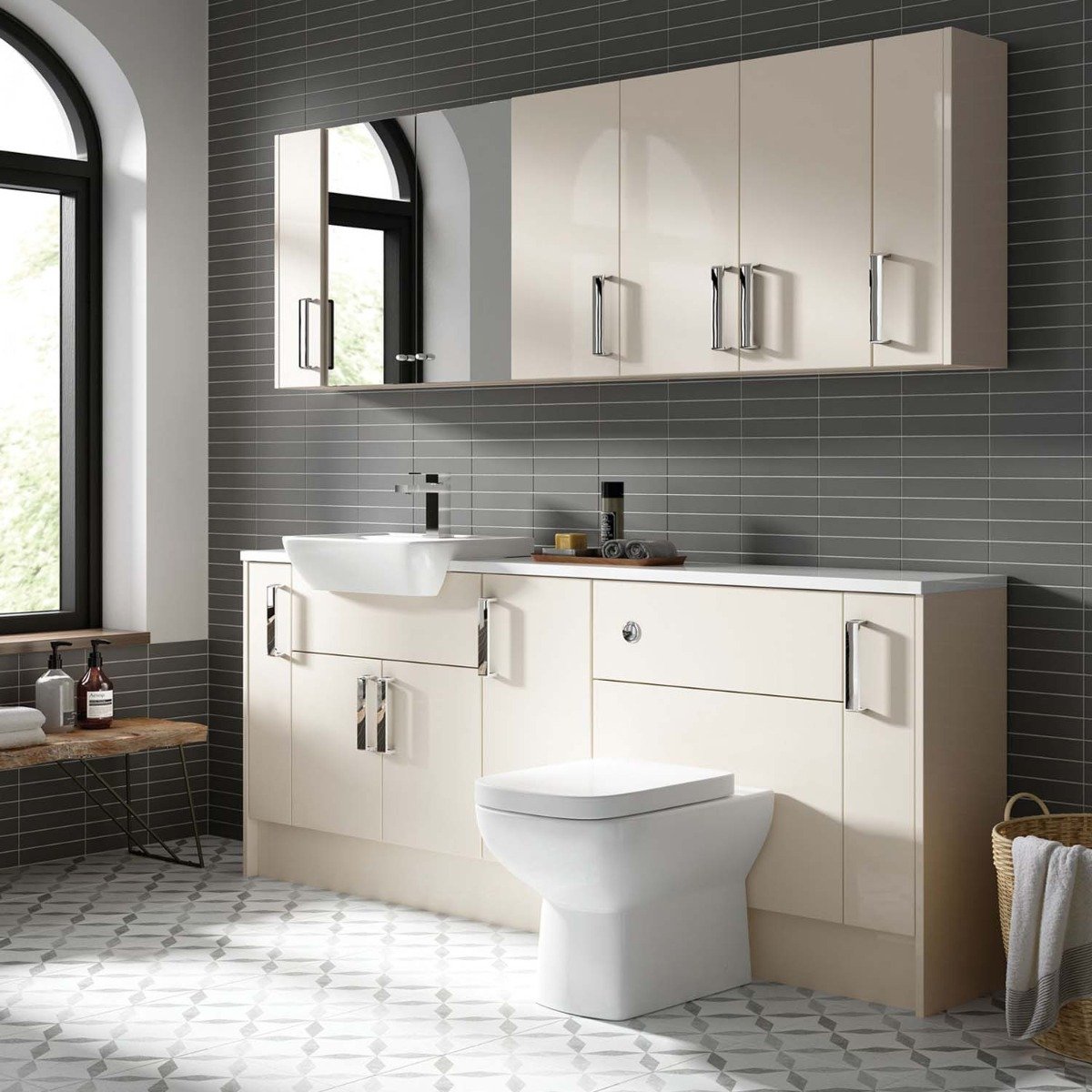 Surrey Fitted Furniture Solid Surface River Sand Worktop 1544mm