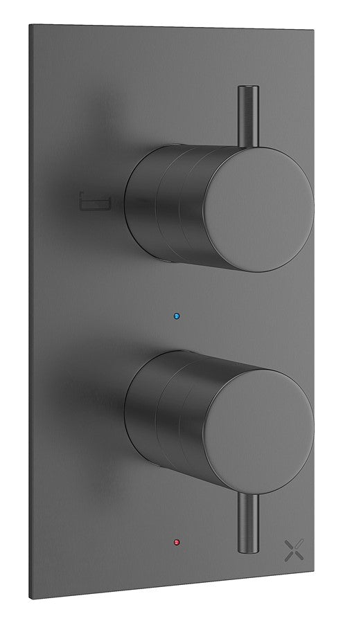 MPRO 2 Outlet 2 Handle Concealed Thermostatic Bath Shower Valve