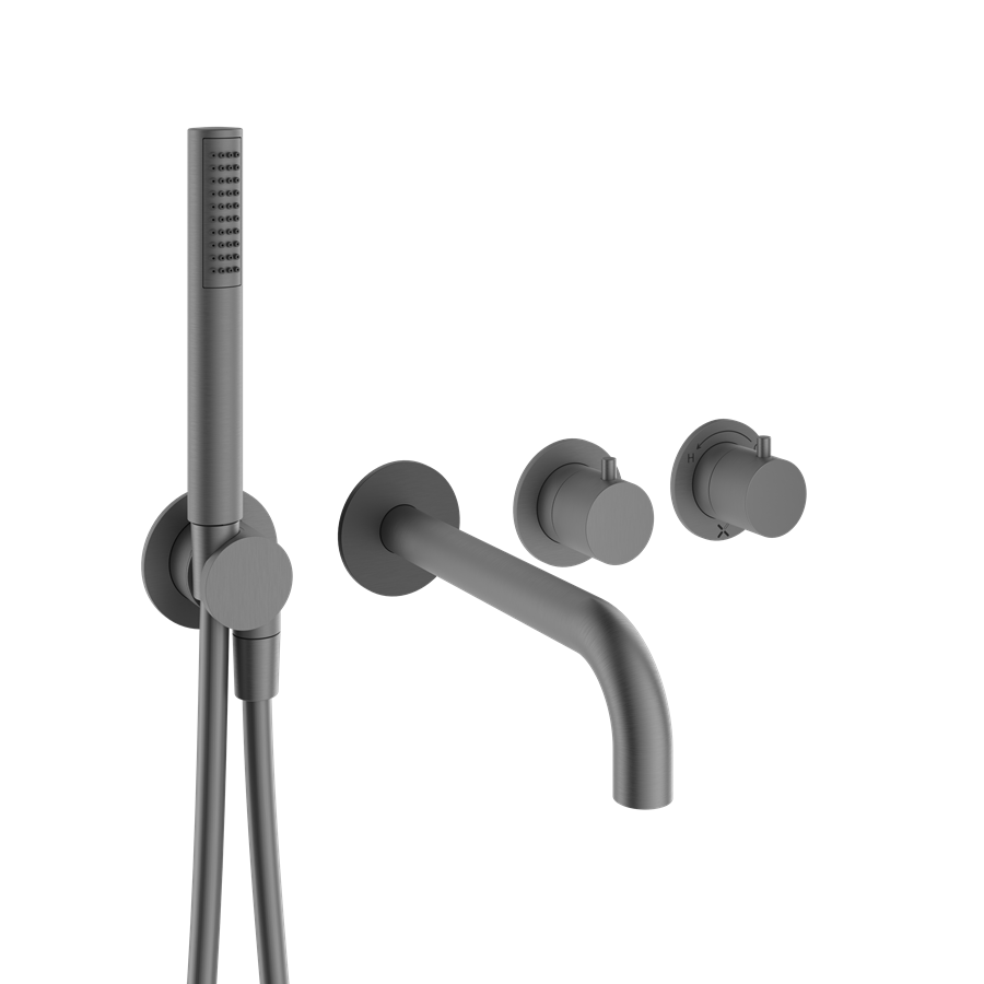 MPRO Module 2 Outlet 2 Handle Shower Valve, Bath Spout & Handset