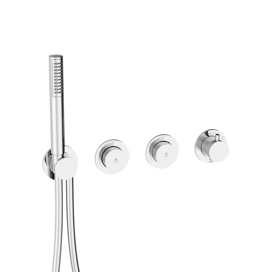 Module MPRO Push 2 Outlet Shower Valve with Handset