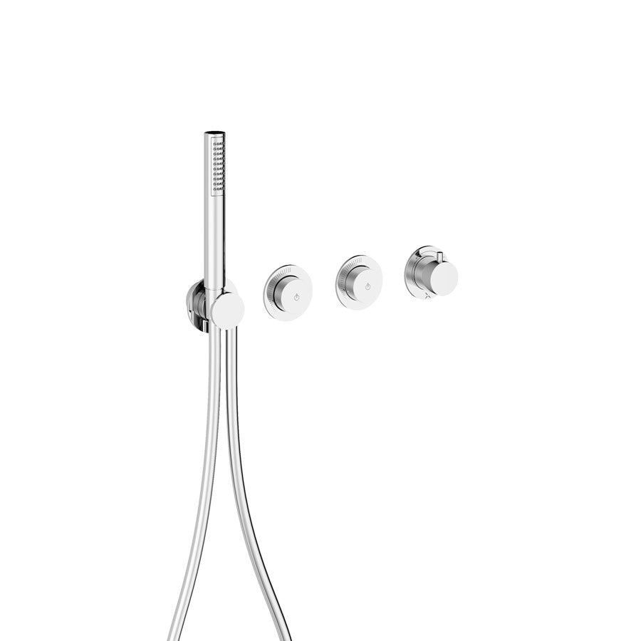Module MPRO Push 2 Outlet Shower Valve with Handset