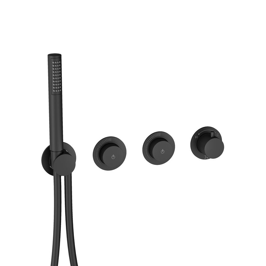 Module MPRO Push 2 Outlet Shower Valve with Handset