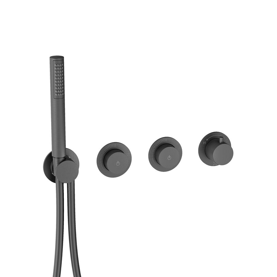 Module MPRO Push 2 Outlet Shower Valve with Handset