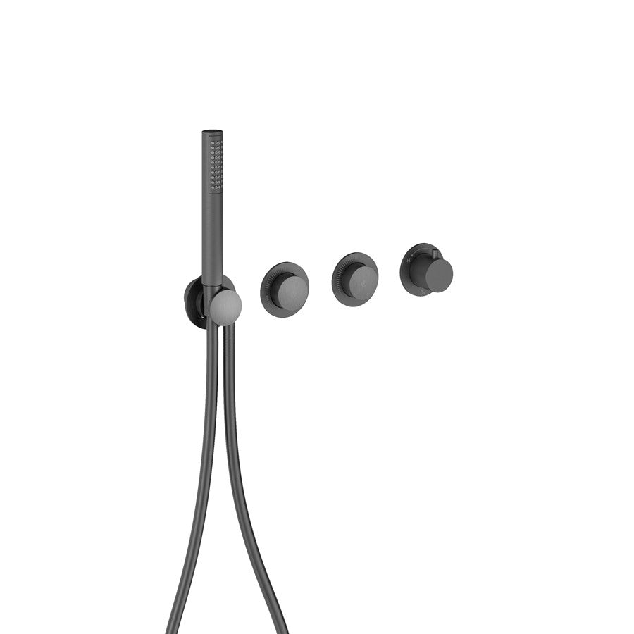 Module MPRO Push 2 Outlet Shower Valve with Handset