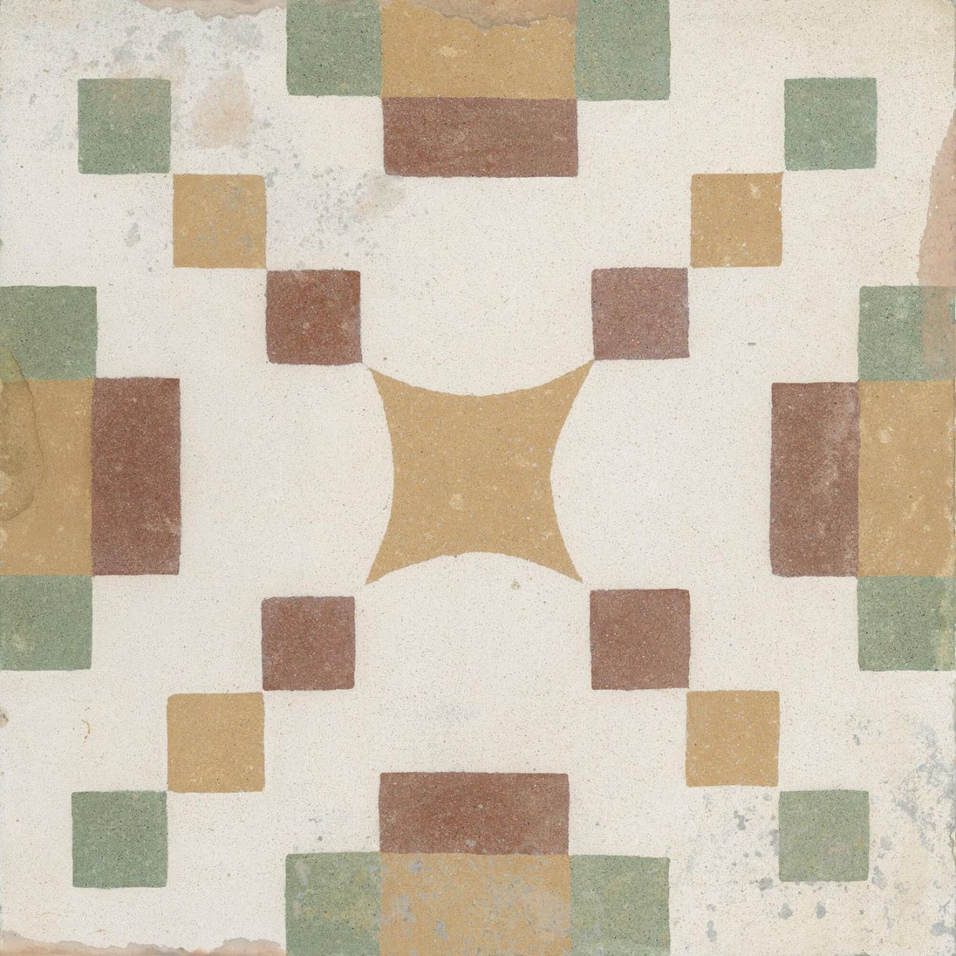 Machu Campanara Matt Porcelain Patterned Tile 223x223mm