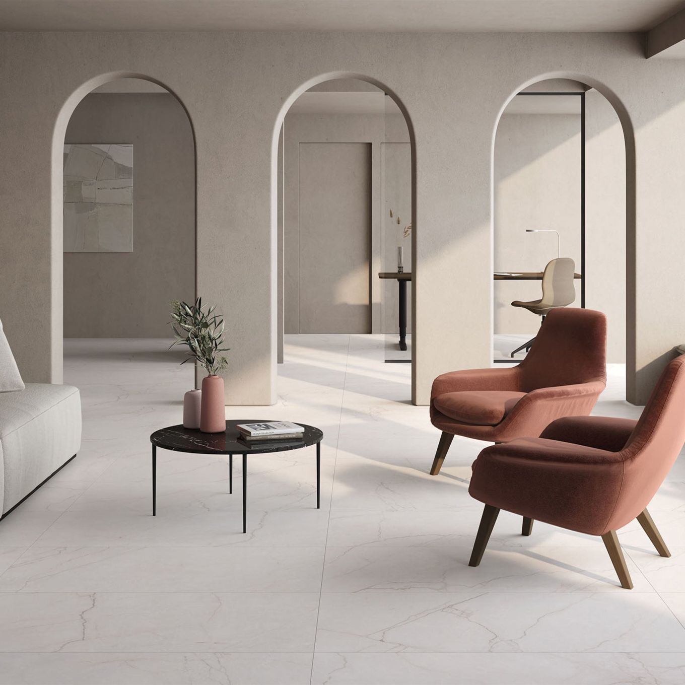 Ritz Bianco Matt Porcelain Tile 600x1200mm