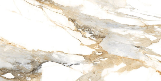 Charlie Beige Marble Gloss Porcelain Tile 900x1800mm
