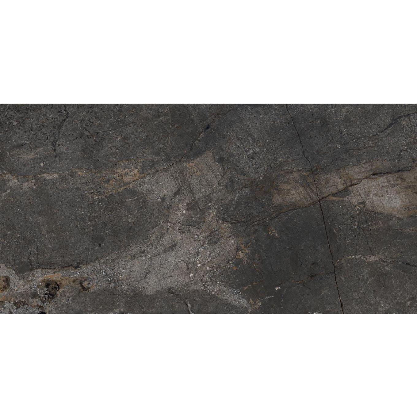 Zoltan Graphite Stone Effect Matt Porcelain Tile 600x1200mm