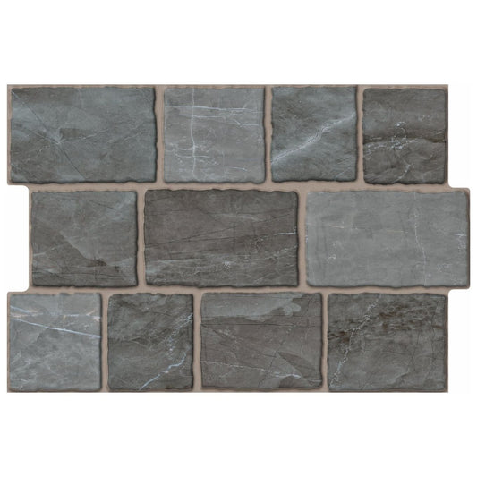 Casanova Noir Matt Porcelain Cobble Stone Tile 600x400mm
