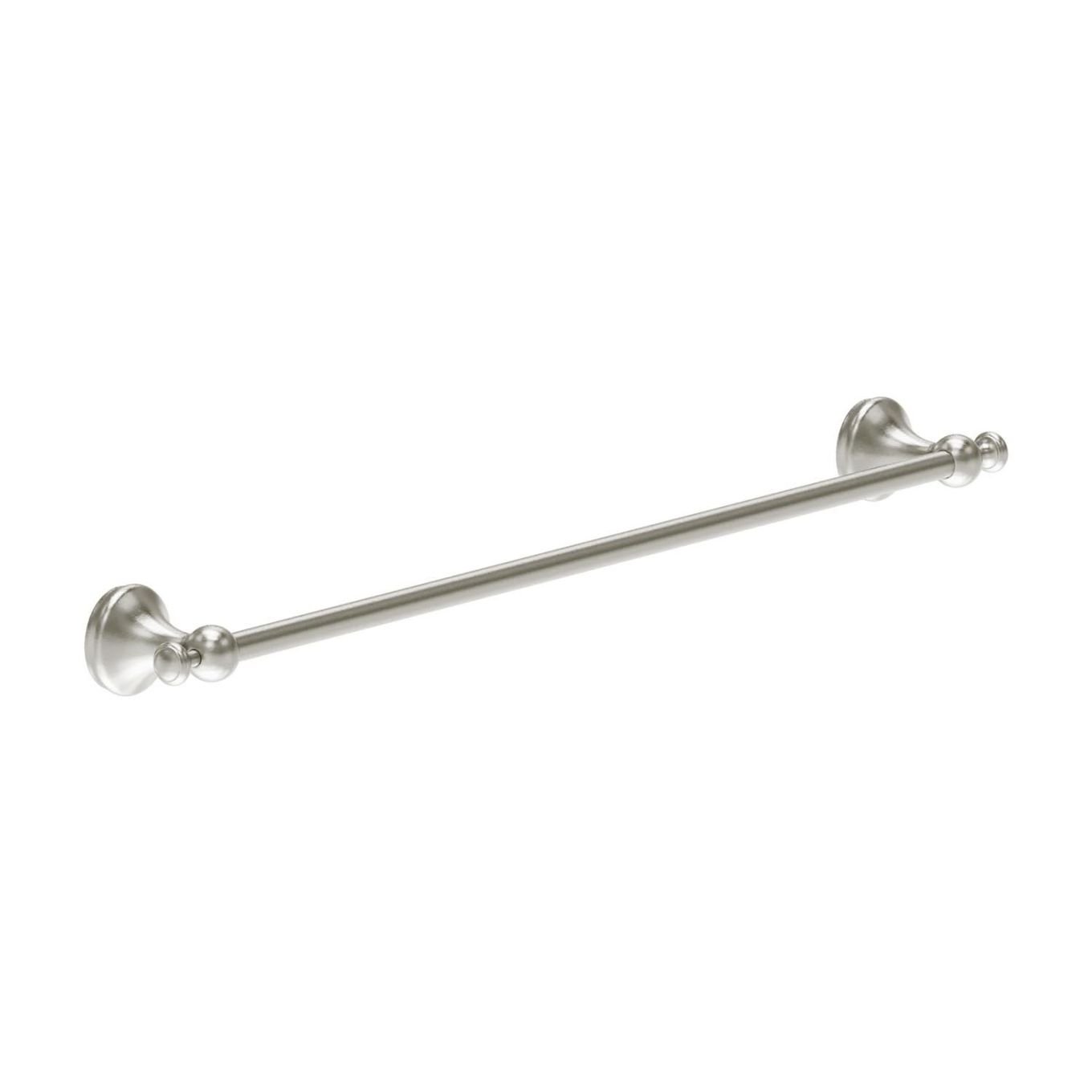 Warwick Brushed Nickel Traditional Single Towel Rail