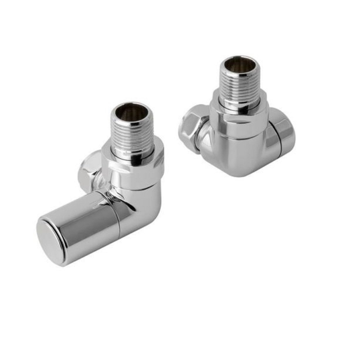Eastbrook Chrome Corner Pair of Radiator Valves