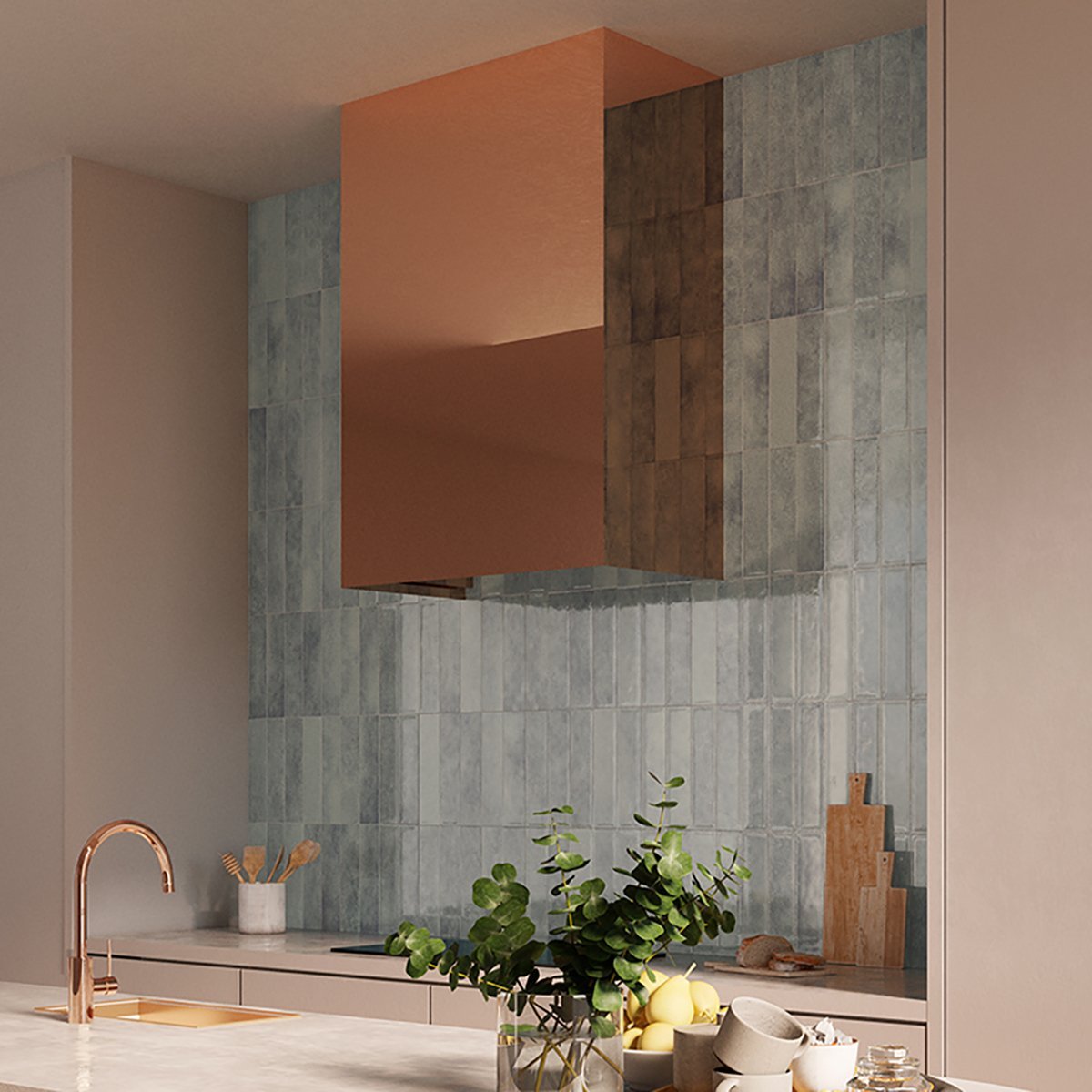 Navajo Glass Gloss Ceramic Brick Tile 75x300mm