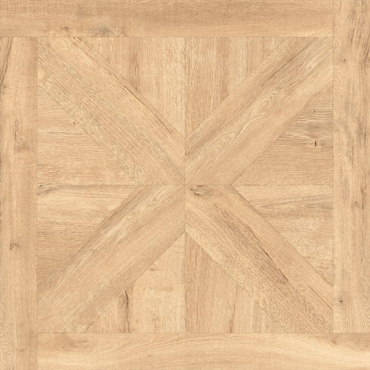 Aspen Natural Parquet Wood Effect Porcelain Tile 600x600mm