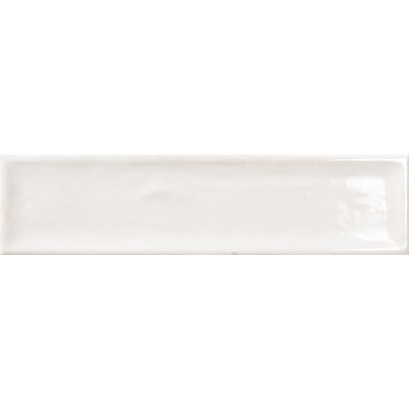 Navajo Blanco Gloss Ceramic Brick Tile 75x300mm