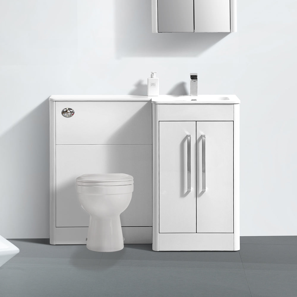IMEX 1100mm Suburb Left Hand Two Door Floor Mounted Combination Units