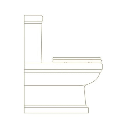 Riviera Close-coupled Full Back-to-wall Pan and Cistern