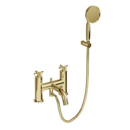 Riviera Bath Shower Mixer with Handset and Hose kit
