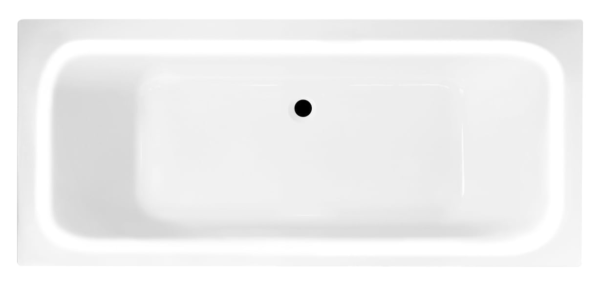 Metro Acrylic White Double Ended Bath 1800x800mm