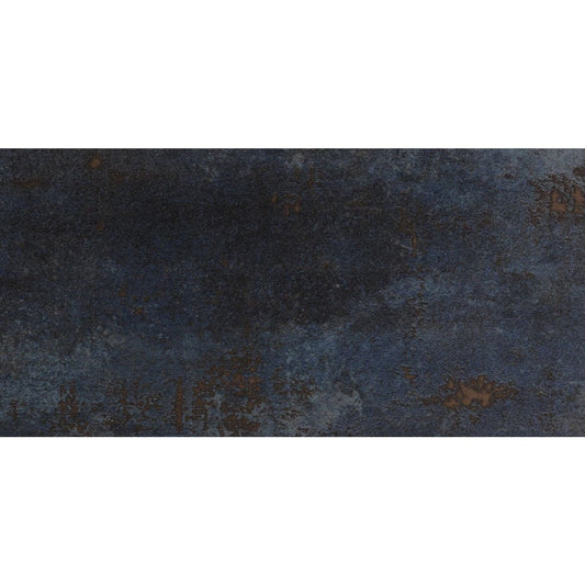 Metallon Royal Blue Semi-Polished Metallic Porcelain Tile 300x600mm
