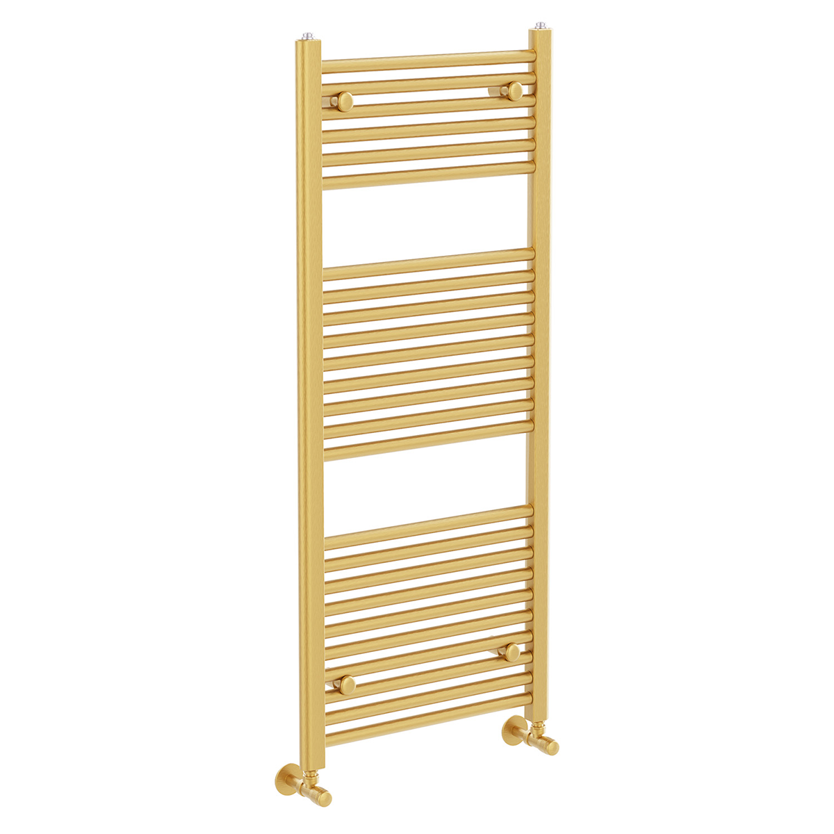 Neptune Brushed Gold Heated Towel Rail 1200x400mm
